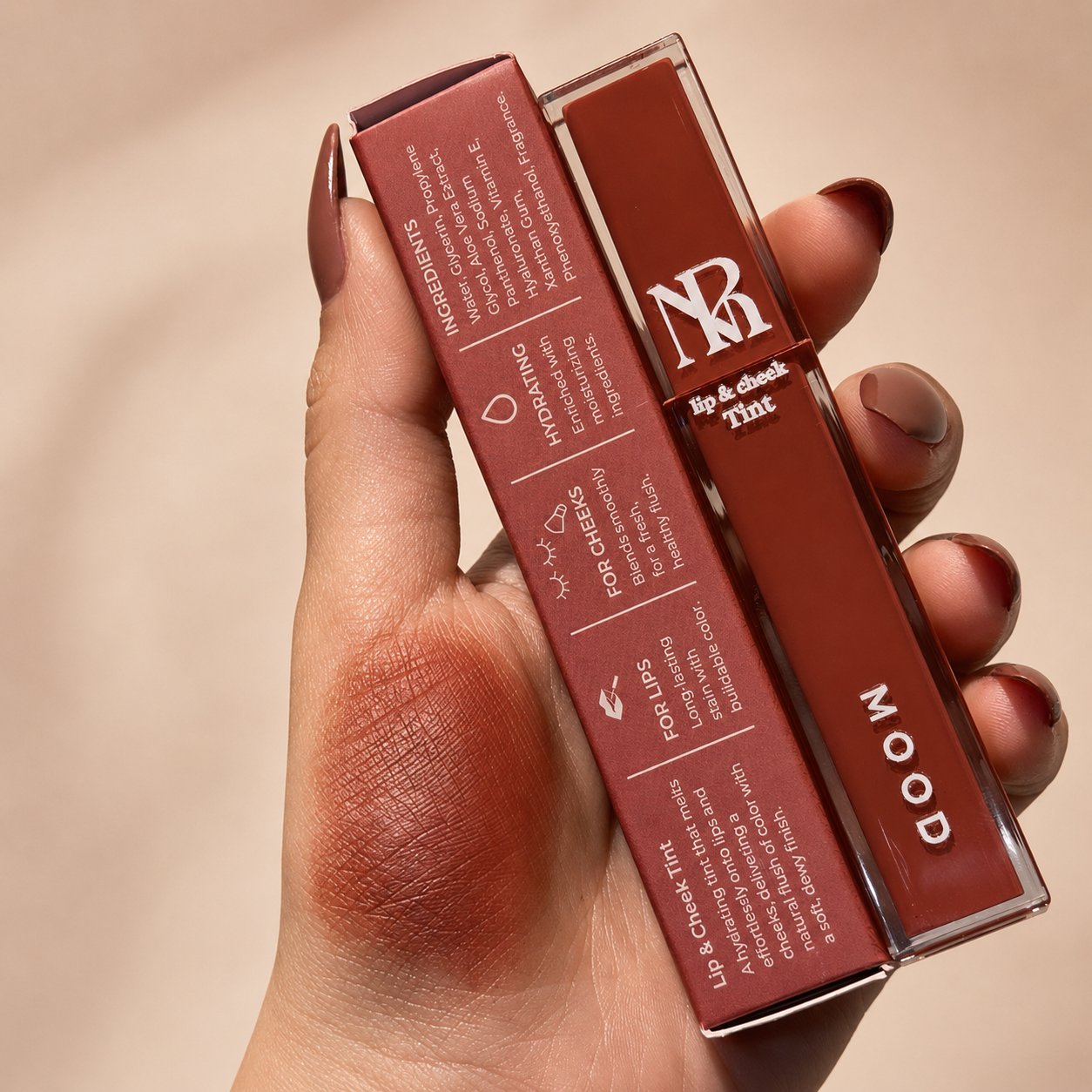 Lip & cheek Tint shade ( MooD )