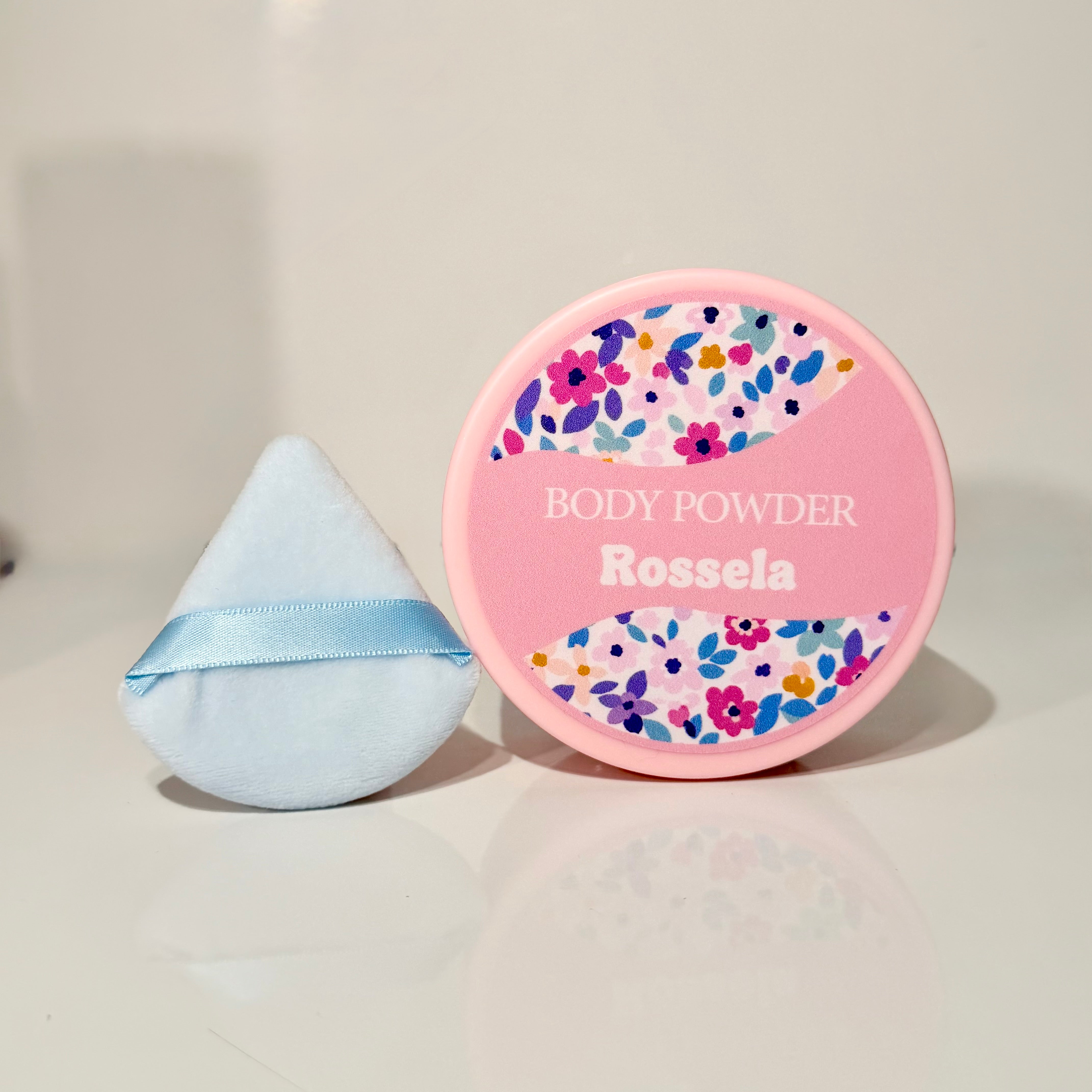 Rossela ( With Powder Puff ) Body powder
