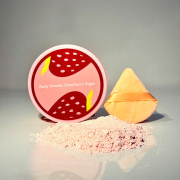 Strawberry Sugar( With Powder Puff ) Body powder