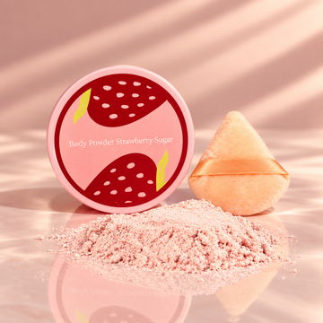 Strawberry Sugar( With Powder Puff ) Body powder