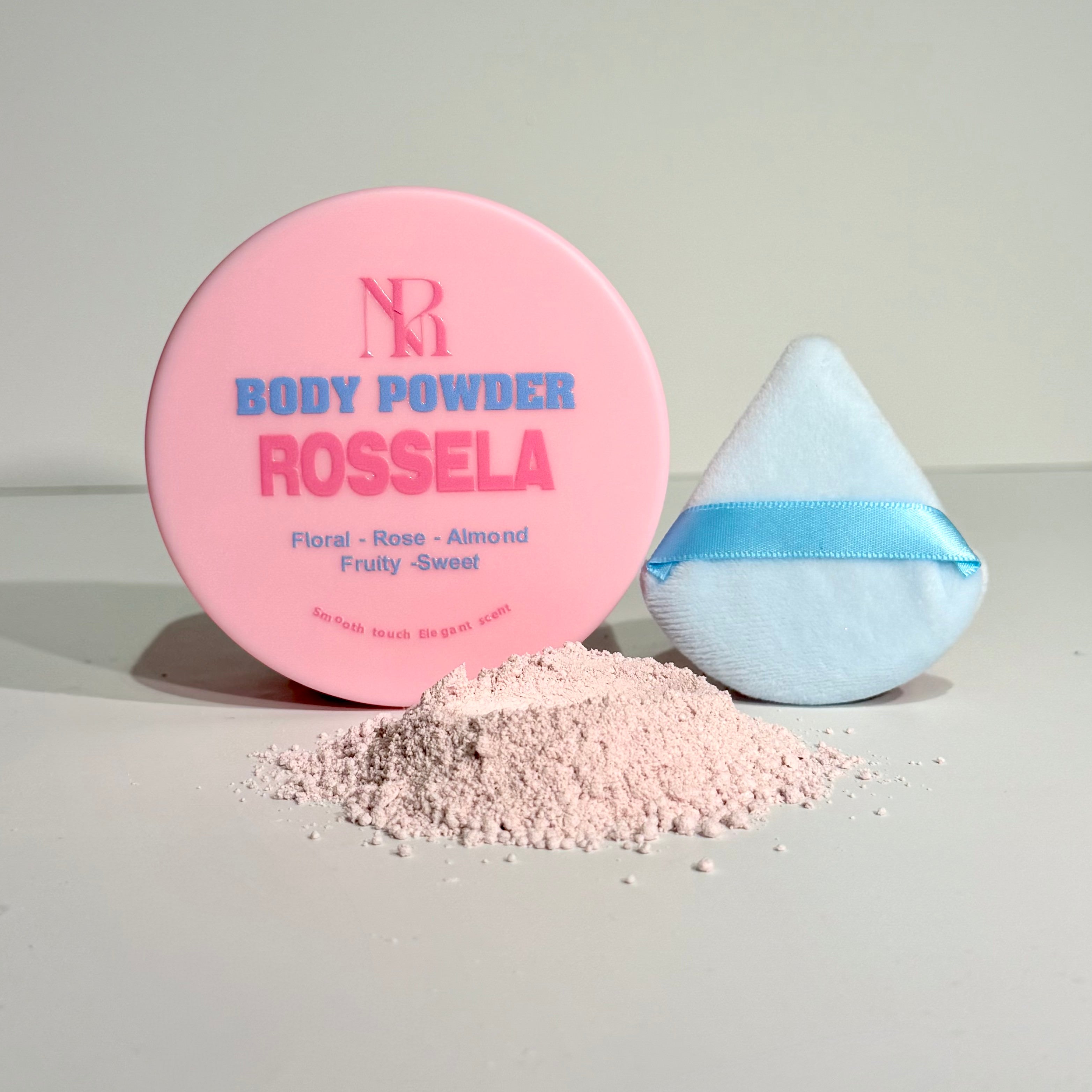 Rossela ( With Powder Puff ) Body powder