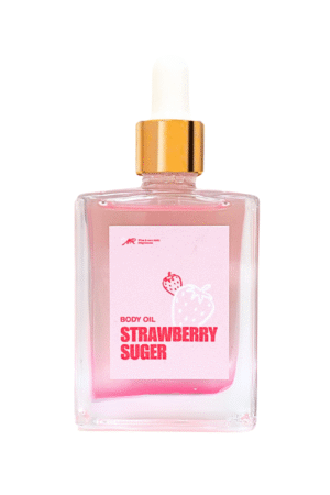 Dry oil strawberry sugar