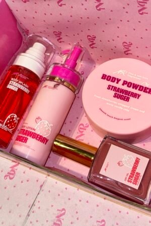 Set strawberry sugar