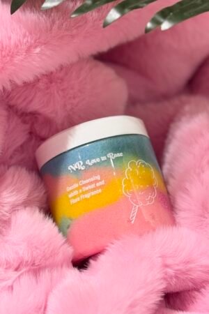 Body foaming scrub ( love in rose candy )